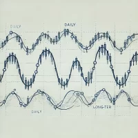 DALL·E 2024-10-26 11.47.34 - A simple, hand-drawn 2D illustration representing stock market cycles with daily trading patterns and longer-term trends. Show a line graph with small