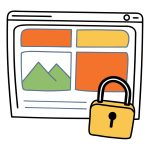 an-icon-to-show-that-content-on-website-is-locked-