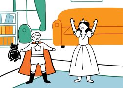 children-doing-imaginative-play-in-costumes