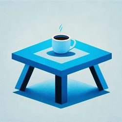 focusing-on-a-table-with-a-cup-on-it