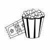 simple-line-art-drawing-of-movie-ticket-and-popcor