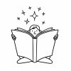 simple-line-art-drawing-to-show-exciting-fiction-r