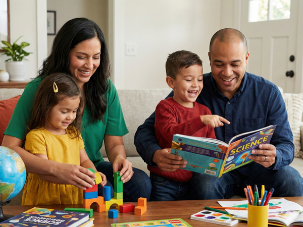 Family learning together with QMAK